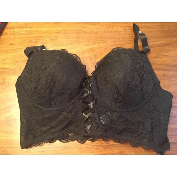 Unbranded Sexy Black Lace Bra Size 40C - Picture 1 of 3
